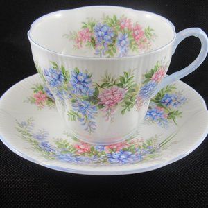 Vintage Royal Albert - "Wisteria" Cup & Saucer